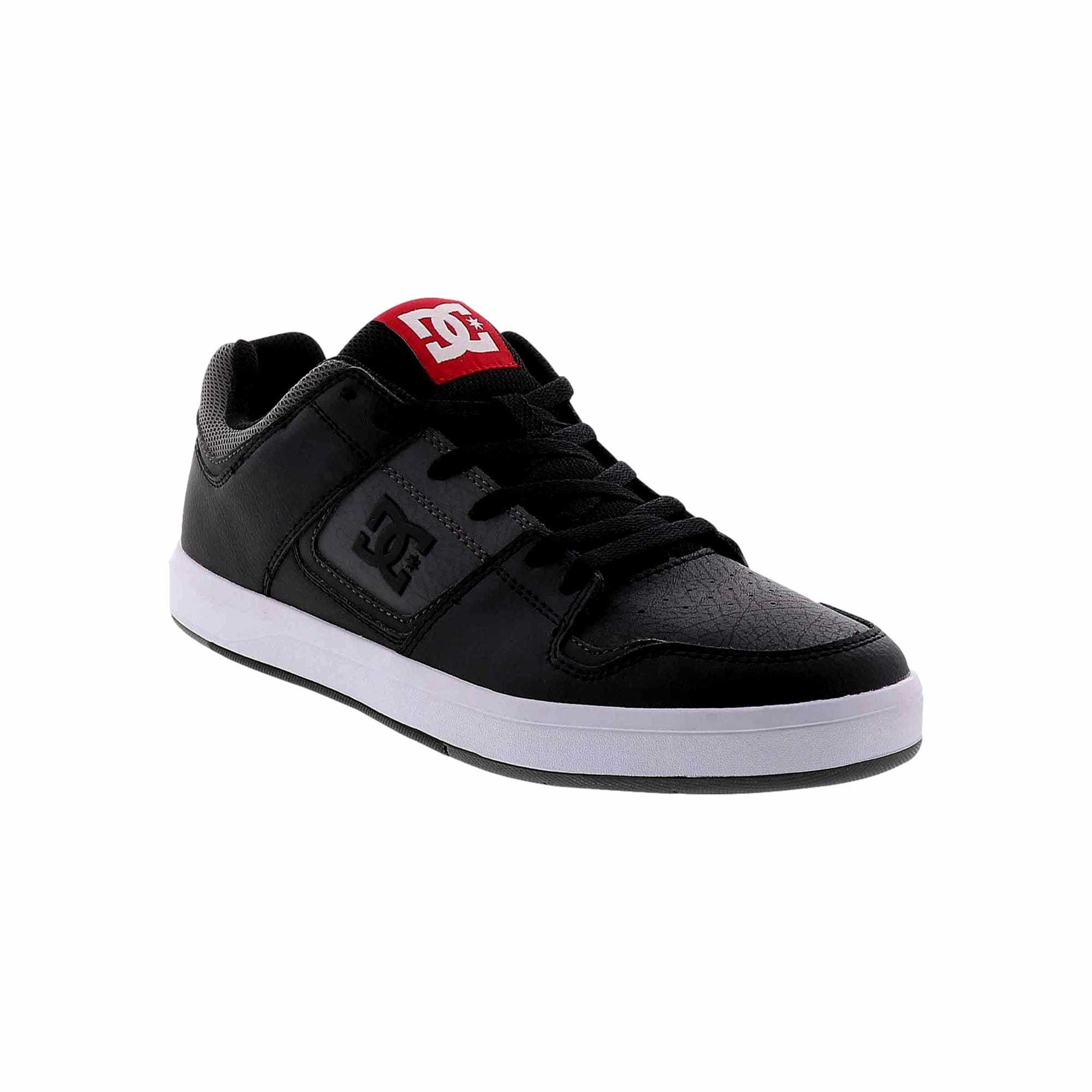 Full Stability Anti Slip Tread DC Cure Casual Low Top Skate Shoes Black / Grey  ADYS400073-BLG Men's
