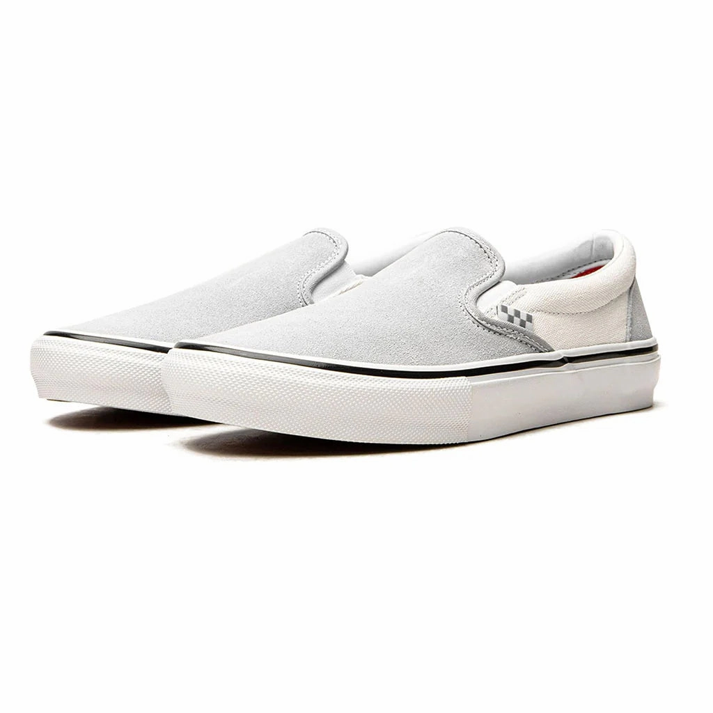 Vans - Skate Slip-On (High Rise/Blanc De Blanc) Running Club foot - fatigue - reduction