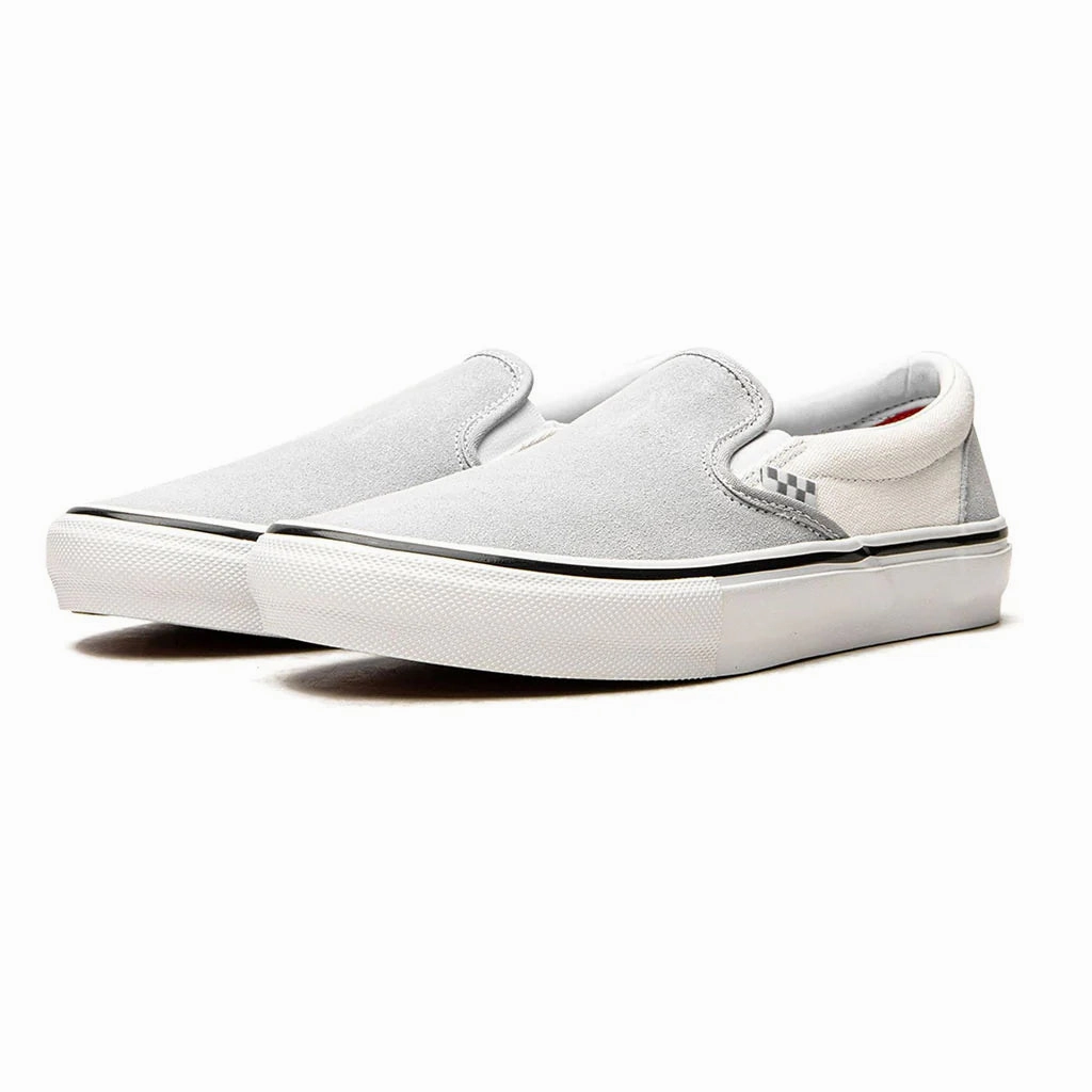 reflective details shoes Breathable Cushion Vans - Skate Slip-On (High Rise/Blanc De Blanc)