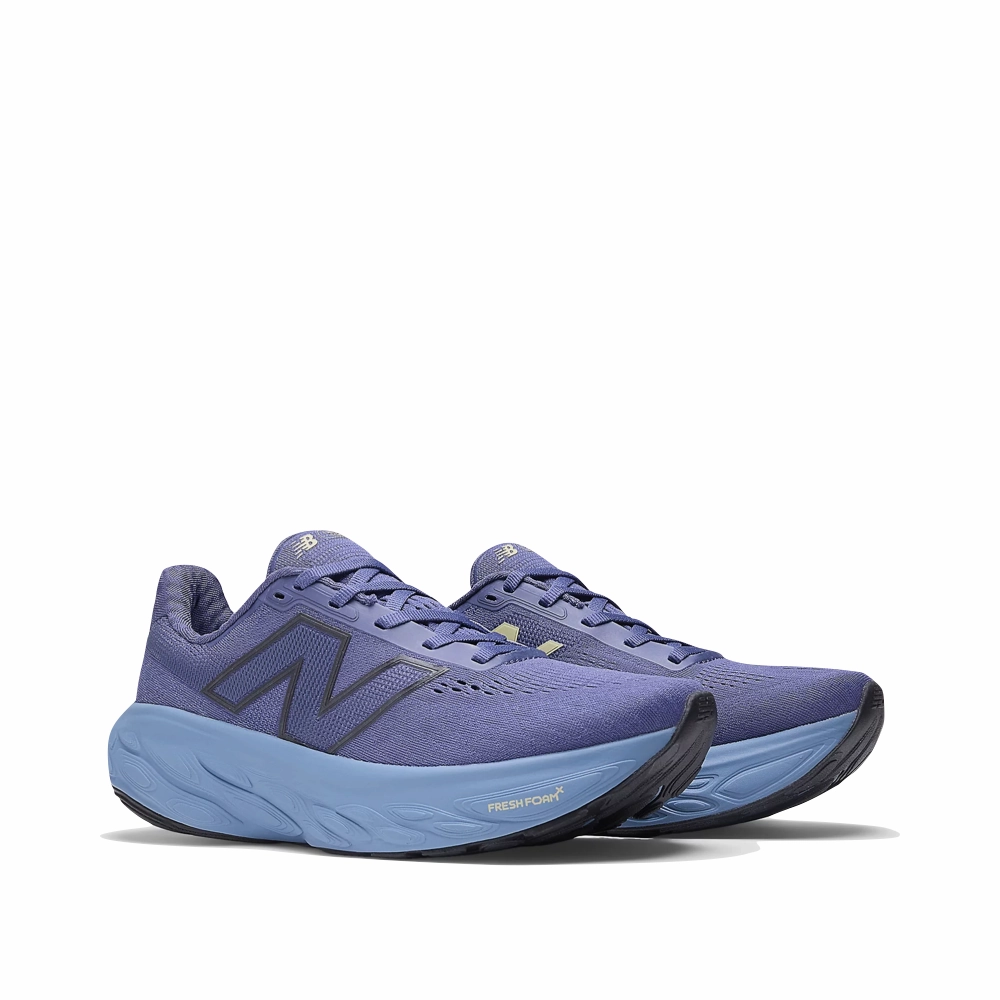 mom style SoftInterior New Balance Women's Fresh Foam X 1080v14 Sneaker in Dream State with Blue Oyster and Morel