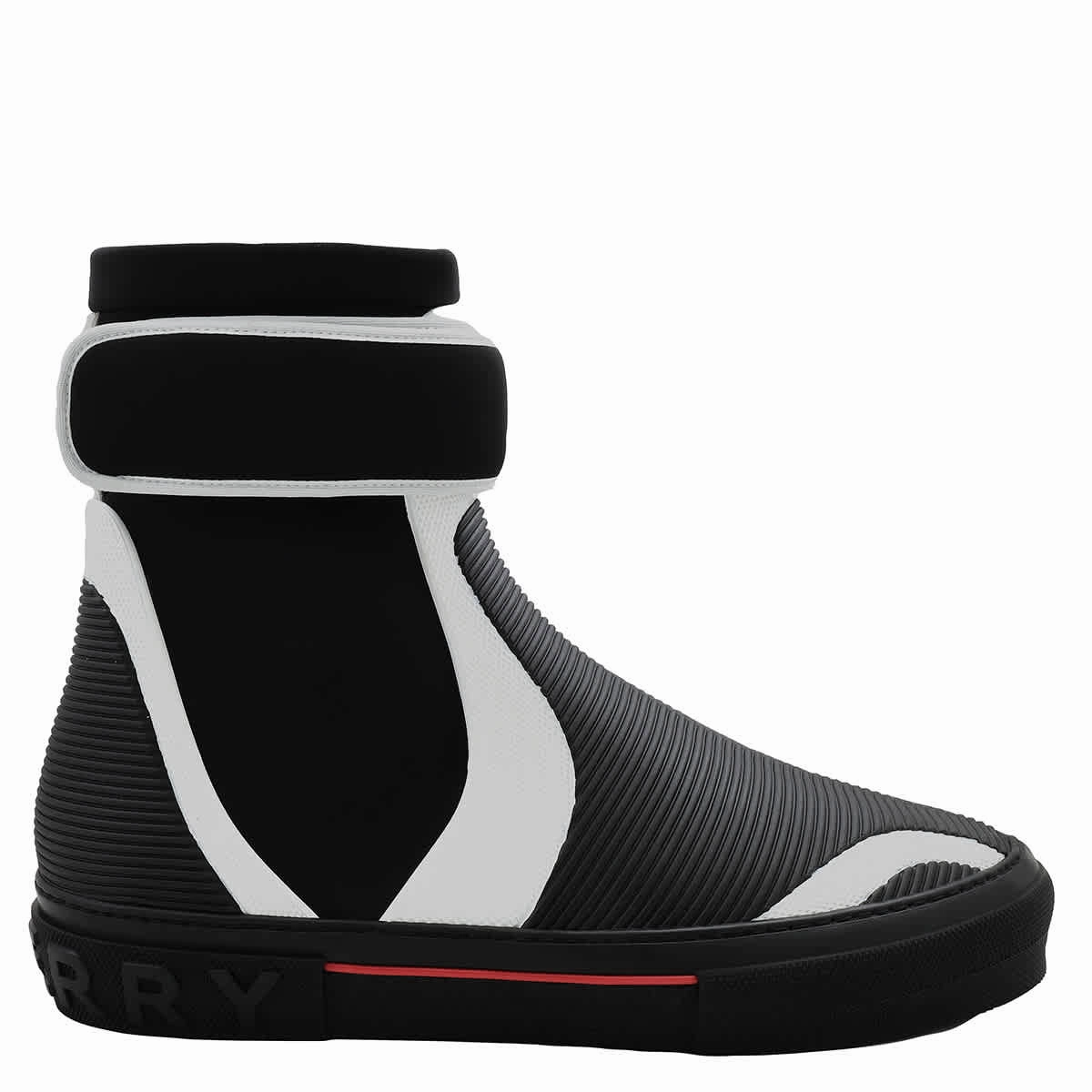 running socks Fitness accessory Burberry Men's Black Sub High-Top Sneakers