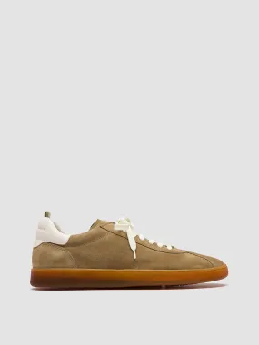 running in a metal bridge area shoes walker shoes HALO 001 - Light Brown Leather and Suede Sneakers