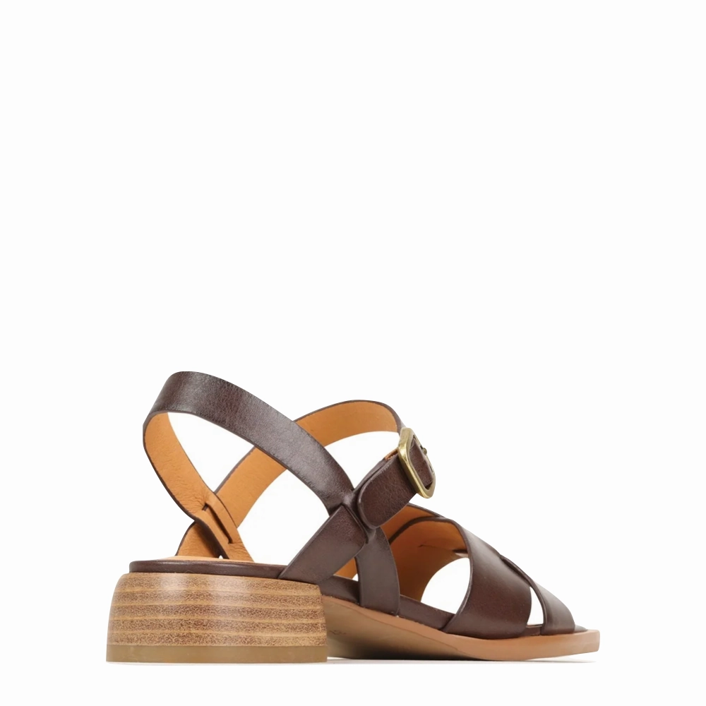 Neat Appearance EOS Women's Tega Heeled Sandal in Chestnut