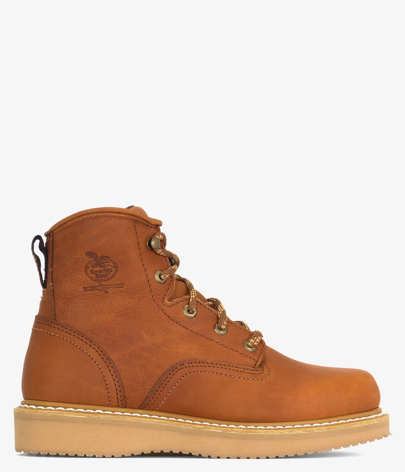 Reinforced Form Weekend Camping Georgia Boot Wedge Safety Toe Work Boot - Men