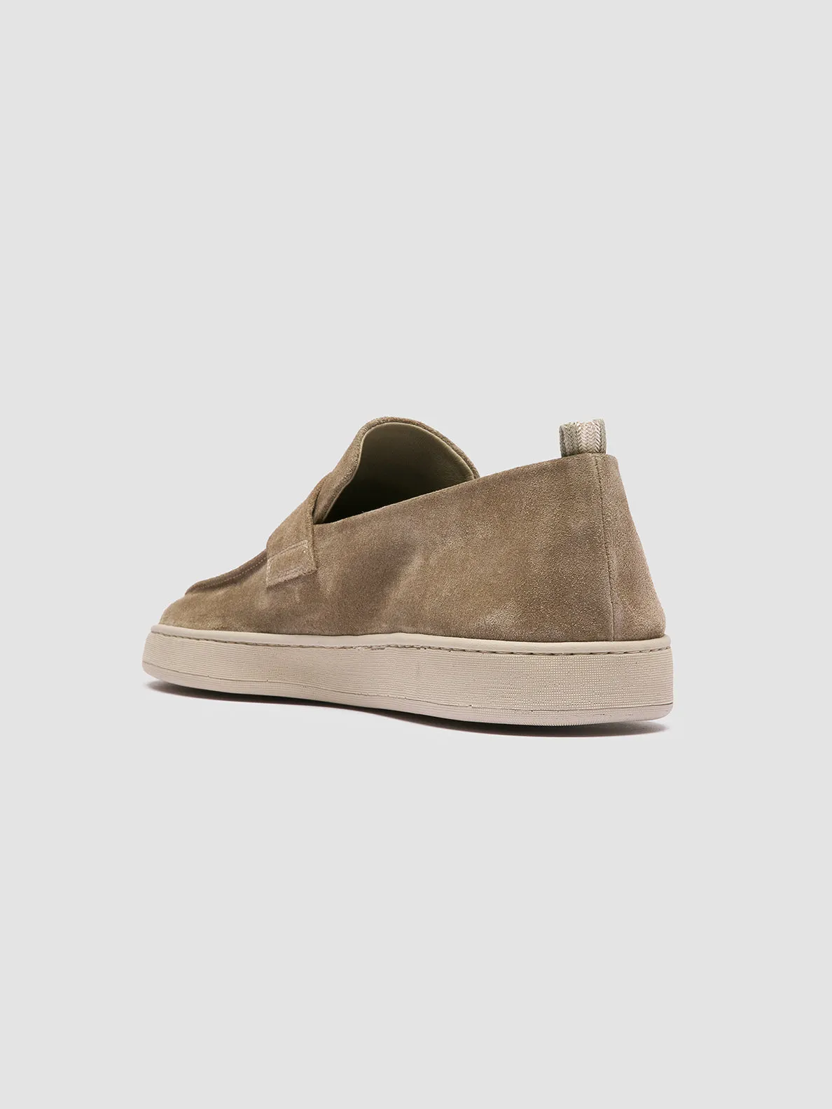 Full Support HERBIE 001 - Taupe Suede Penny Loafers