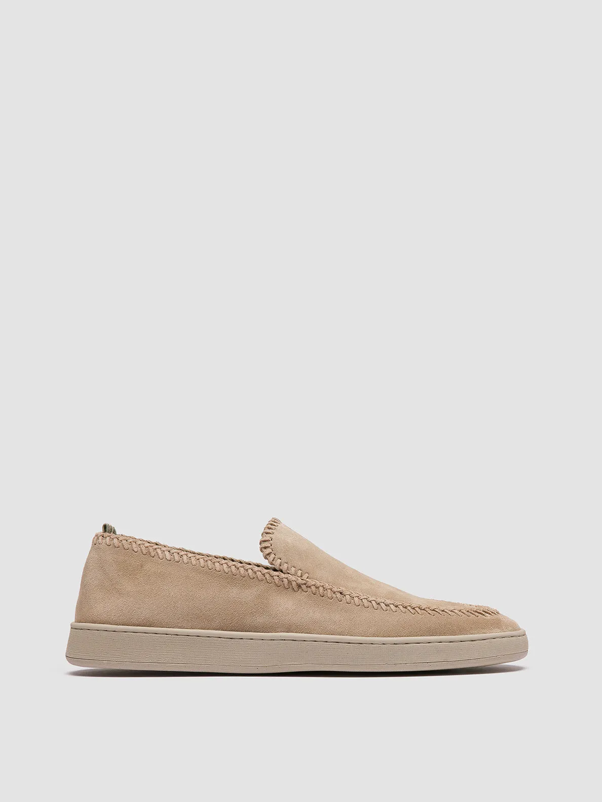 Focused Day Korean Fit HERBIE 011 - Beige Suede Penny Loafers