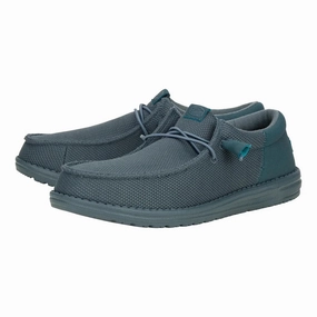 vacation - running shoes Hey Dude Wally Funk Mono 40011-1RU Men Dark Slate Slip On Casual Shoes RHS4590