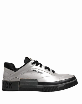 Trustworthy brand Snowy running HIDE & JACK Metallic Low Top Lace Up Sneakers Men's Shoes (Pre-Owned)