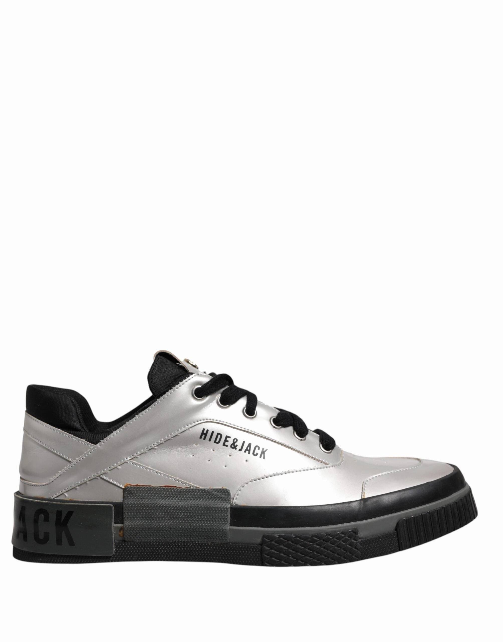 Trustworthy brand Snowy running HIDE & JACK Metallic Low Top Lace Up Sneakers Men's Shoes (Pre-Owned)