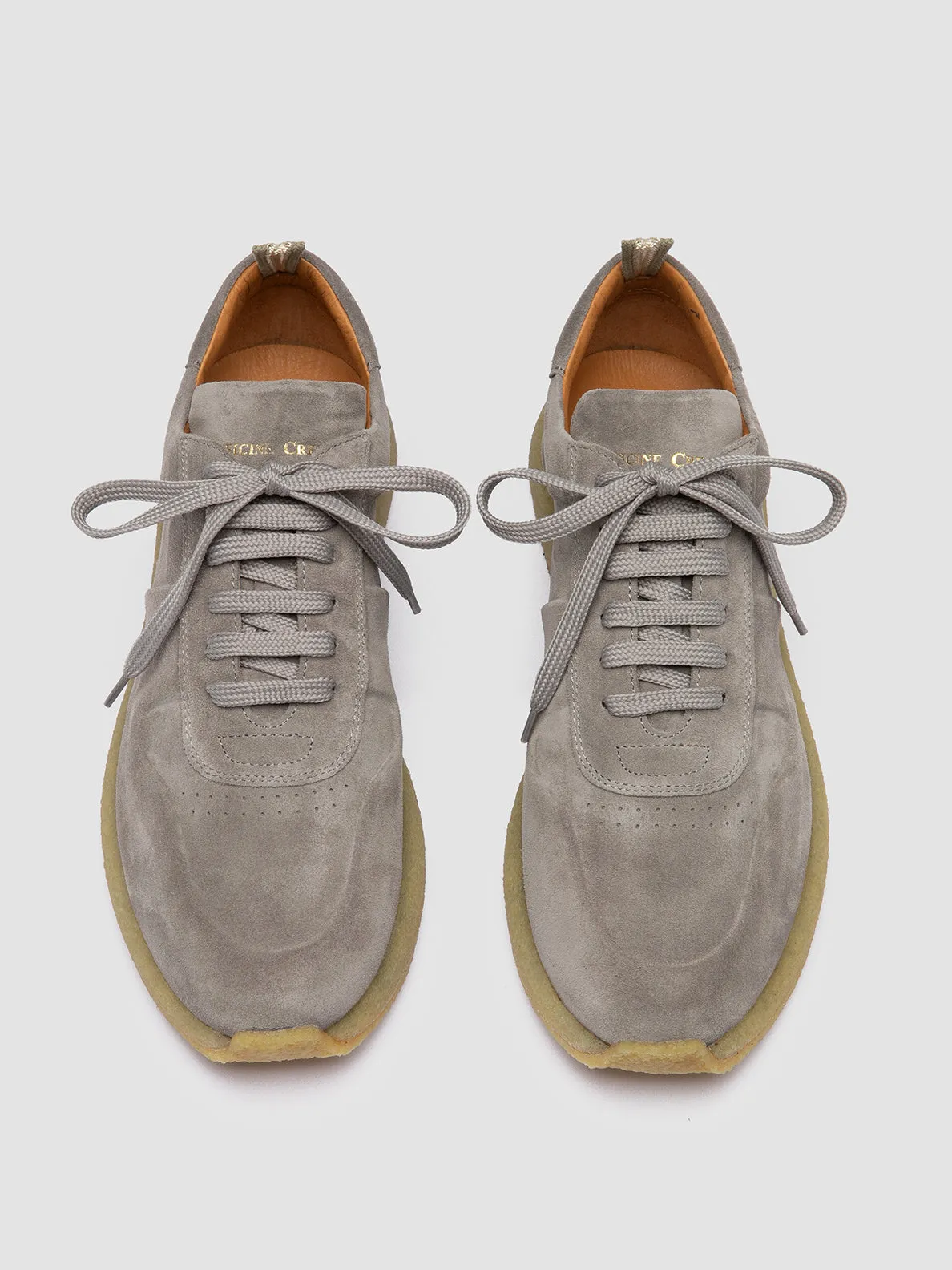 LEGEND 001 - Grey Suede Low Top Sneakers street shoes
