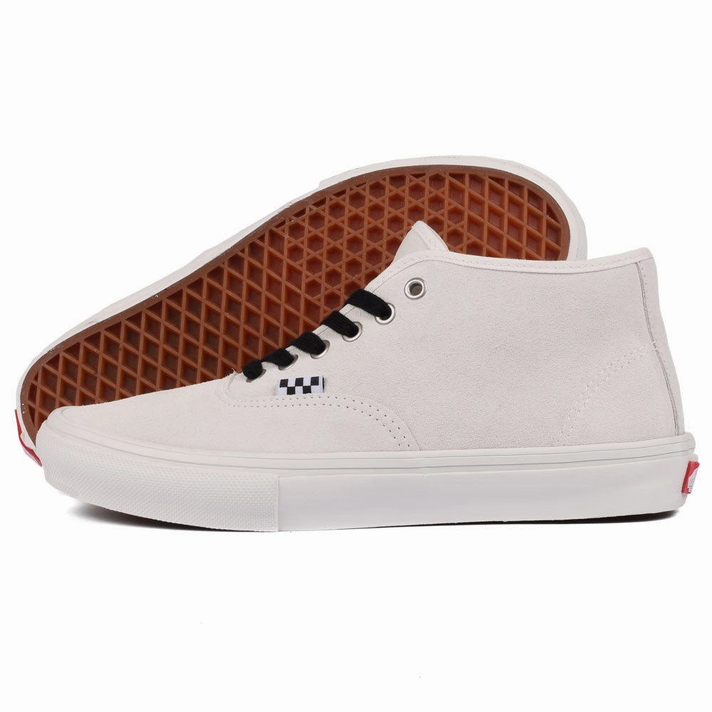 Vans - Skate Authentic Mid (Blanc De Blanc) Speed - improving