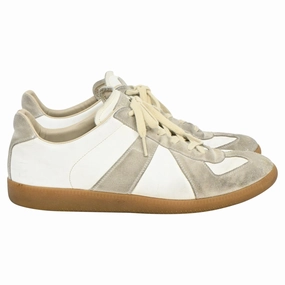 Maison Margiela Replica Sneakers in White Calf Leather resistance bands trail - running - shoes