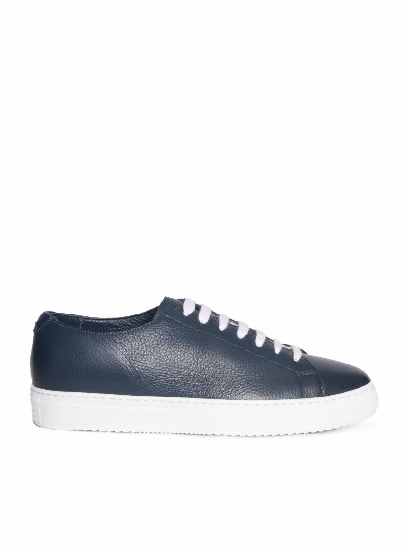 Textured Blue Calfskin Sneakers Beginner racing - specific shoes