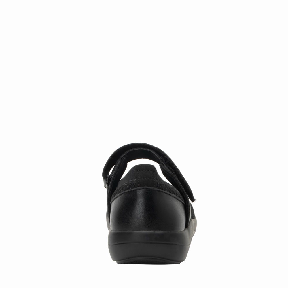 Alegria Women's Dinamo Mary Jane in Black Multi Soft Surface