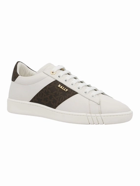long - lasting custom - fit Bally Wilelm Men's 6239922 White Leather Sneakers