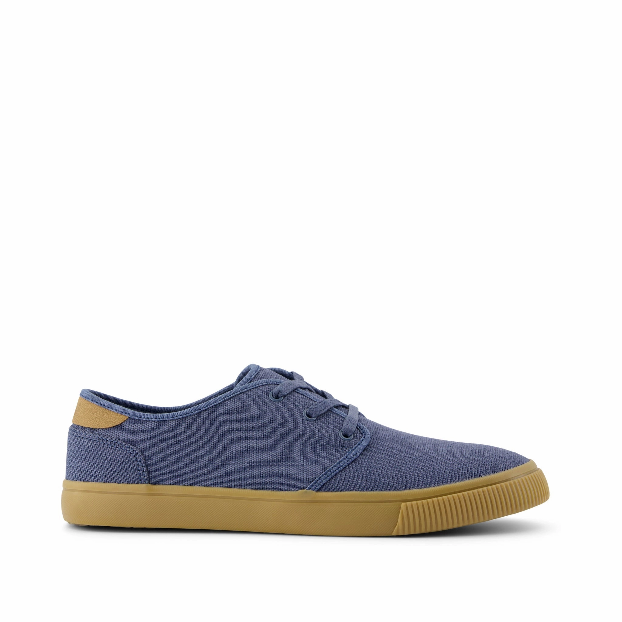 Carlo Slate Blue Heritage Canvas Lace-Up Sneaker rechargeable