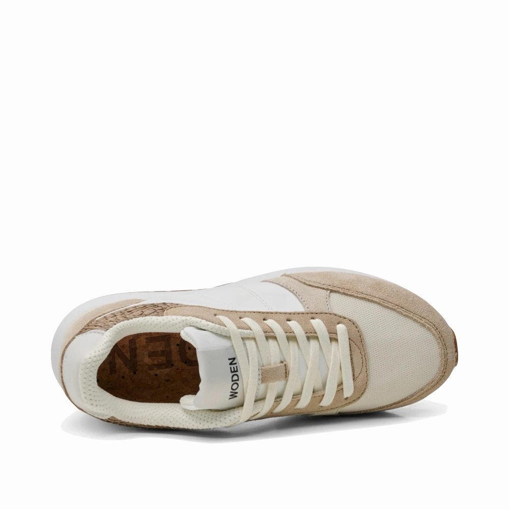On Track Fast Move Woden Women's Ronja Sneaker in Blanc de Blanc