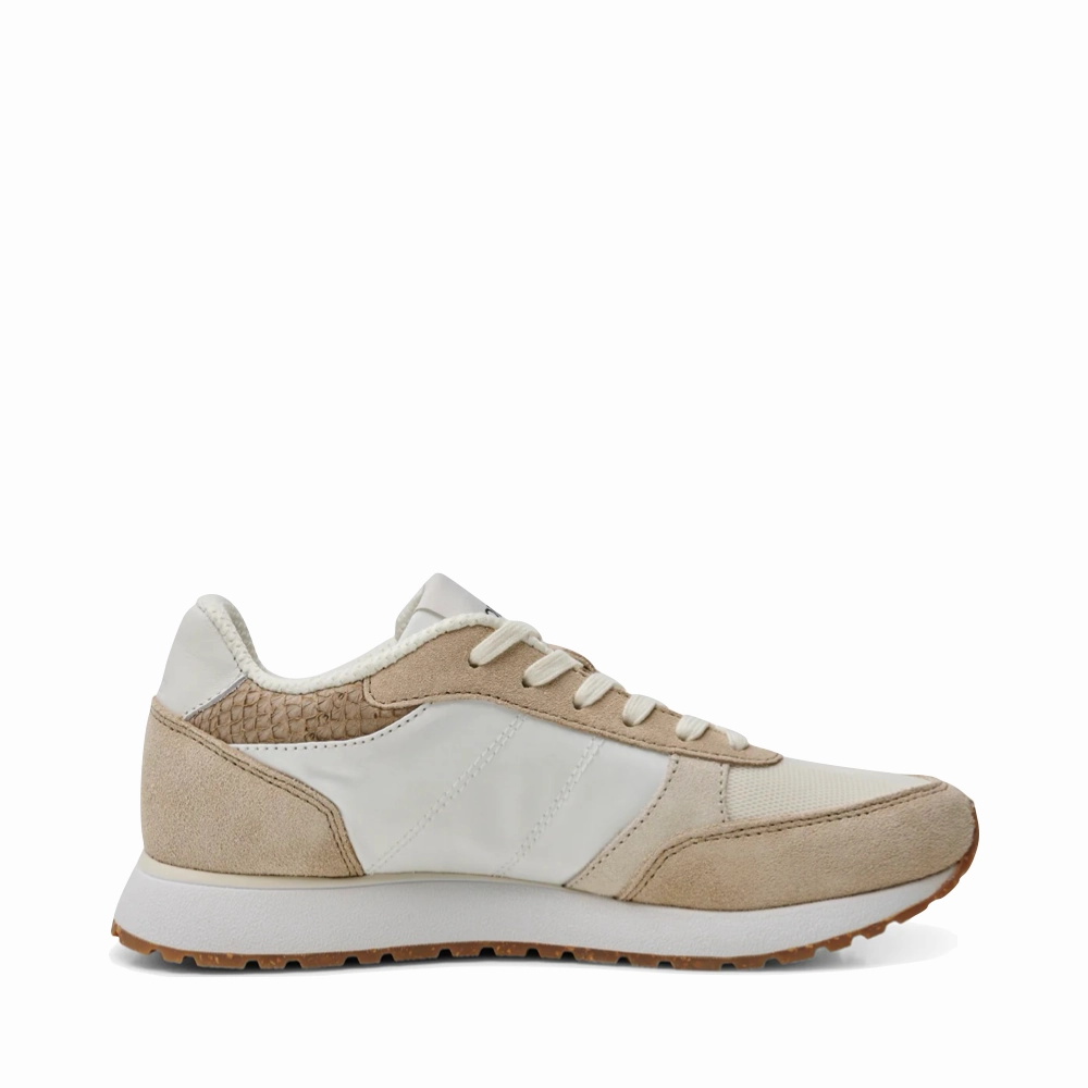 Woden Women's Ronja Sneaker in Blanc de Blanc Tropical Feel