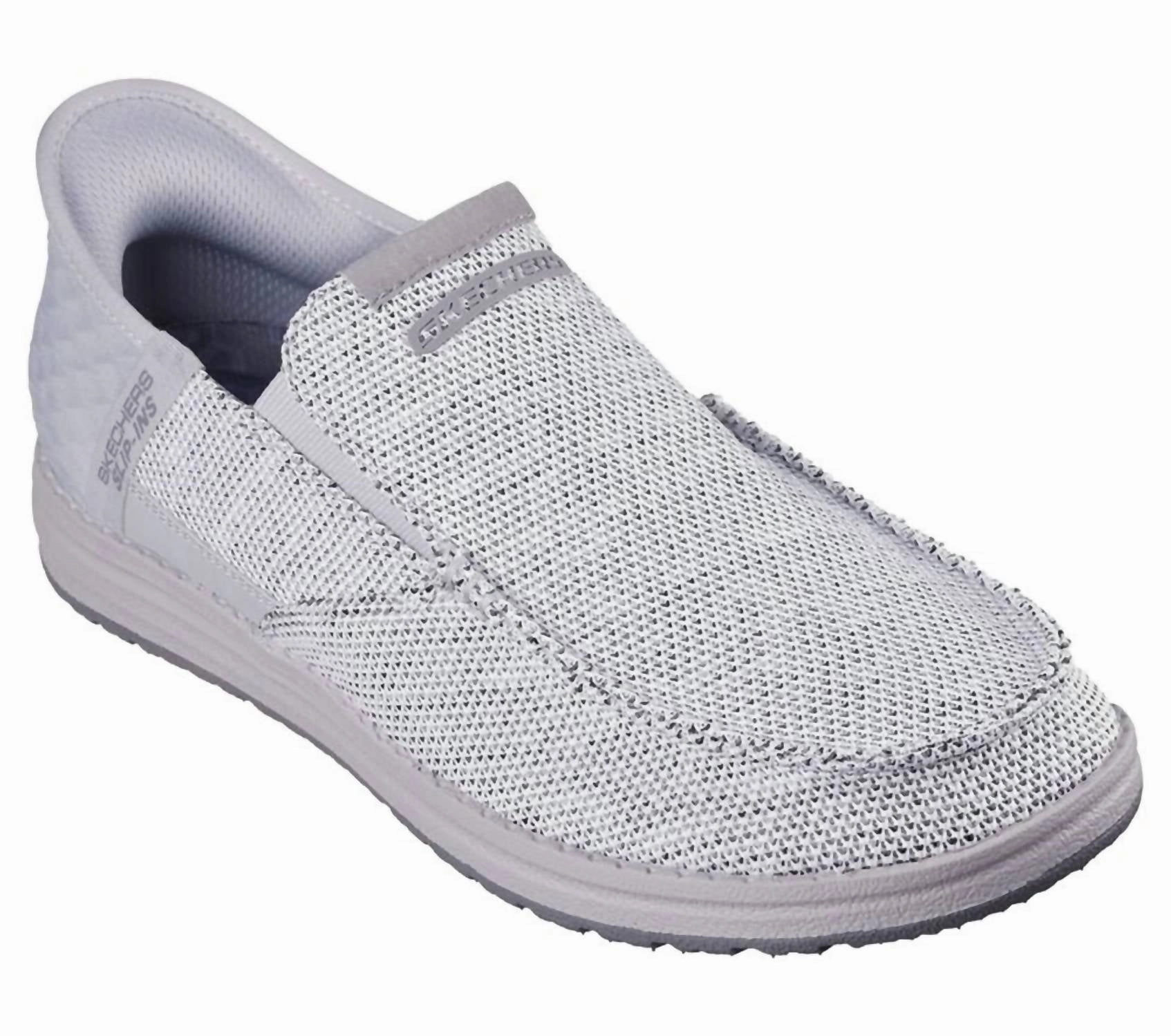 reinforced - structure - robustness shoes Men's Melson Medford Slip-Ins Shoes In Light Gray