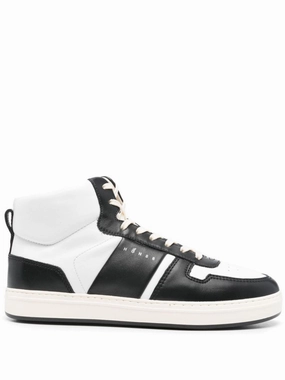 High-Top Sneakers With Padded Collar And Lace-Up Closure Incredible breathability