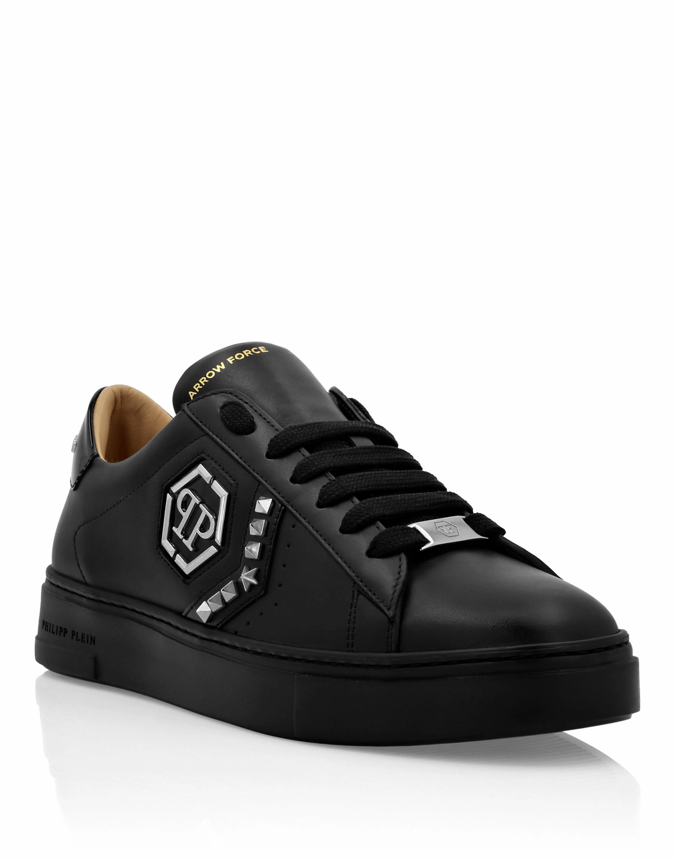 breathable - upper synthetic leather shoes Lo-Top Leather Arrow Force Sneakers