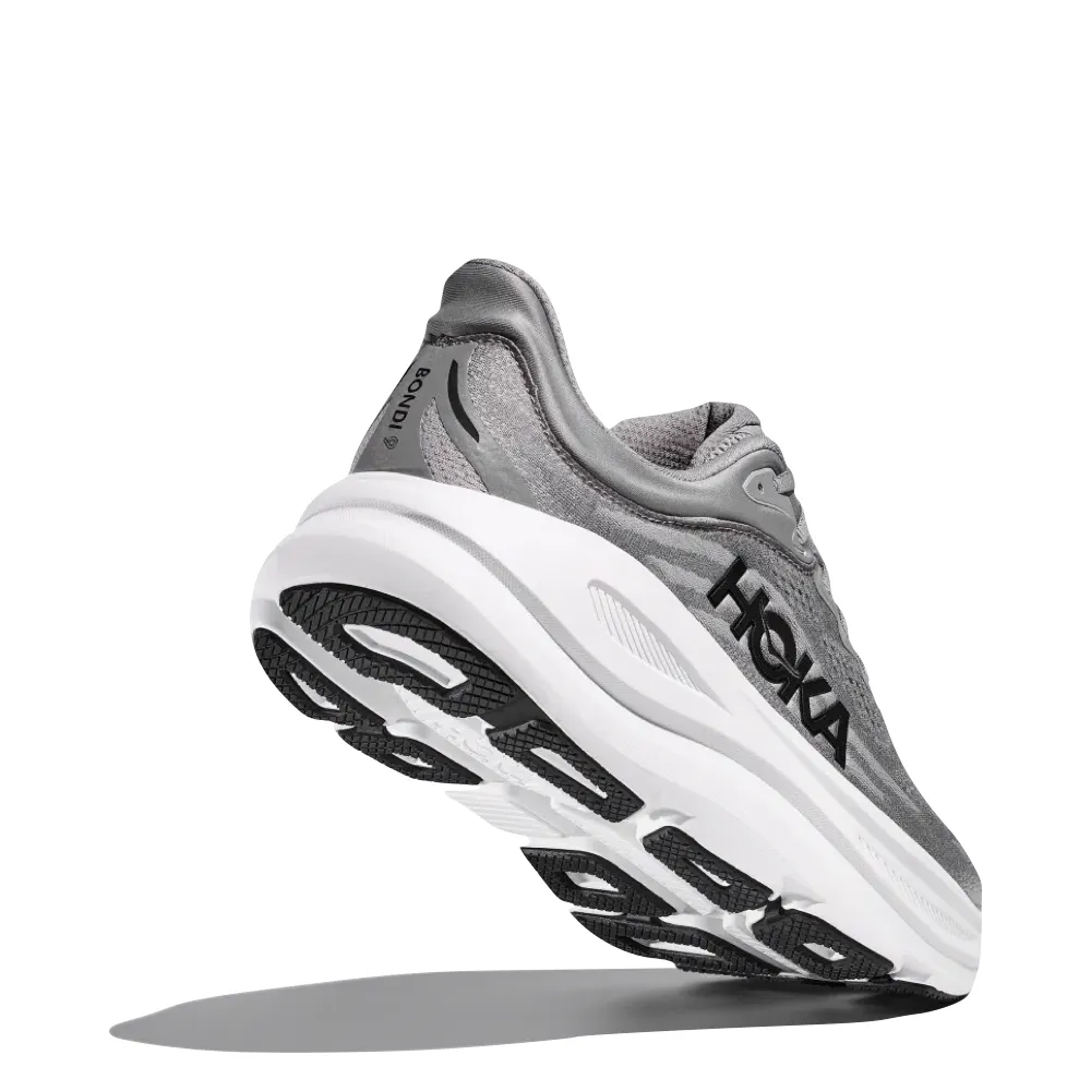 Hoka Men's Bondi 9 Sneaker in Galactic Grey/Stellar Grey functional - style shoes