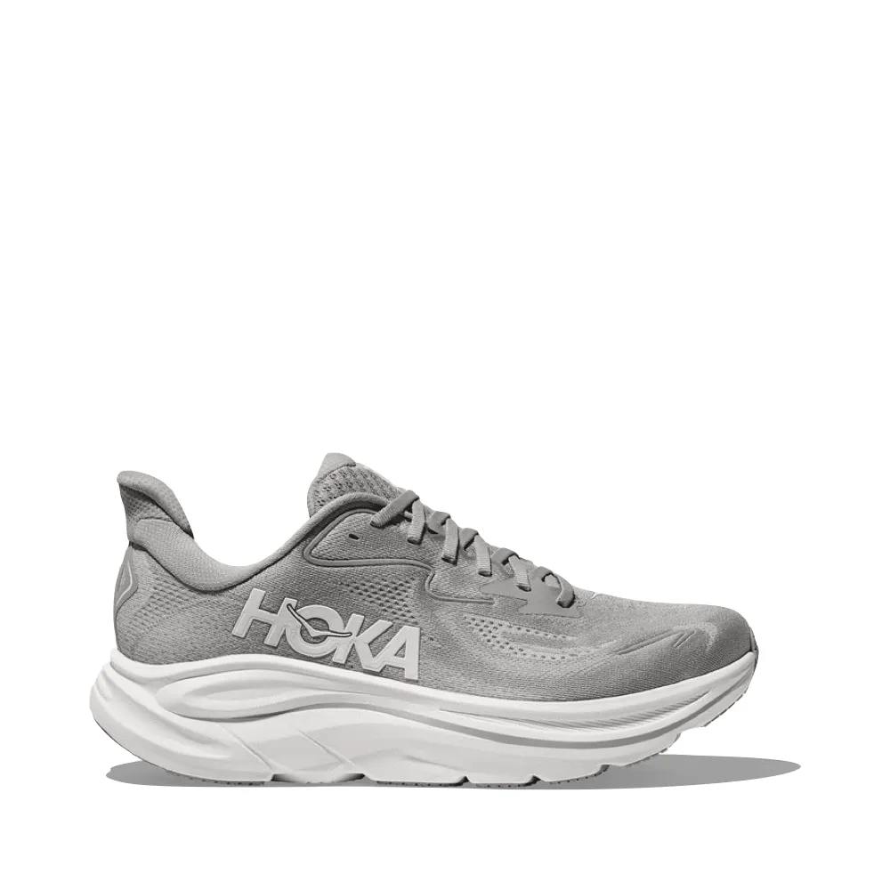 Hoka Men's Clifton 10 Sneaker in Stellar Grey/Stardust musical - themed running gear