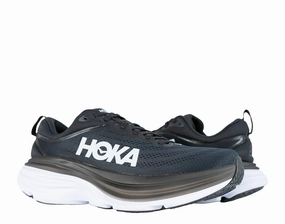 Hoka Bondi 8 Men's Running Shoes 1123202-BWHT Black White rollerblading shoes Durable Design