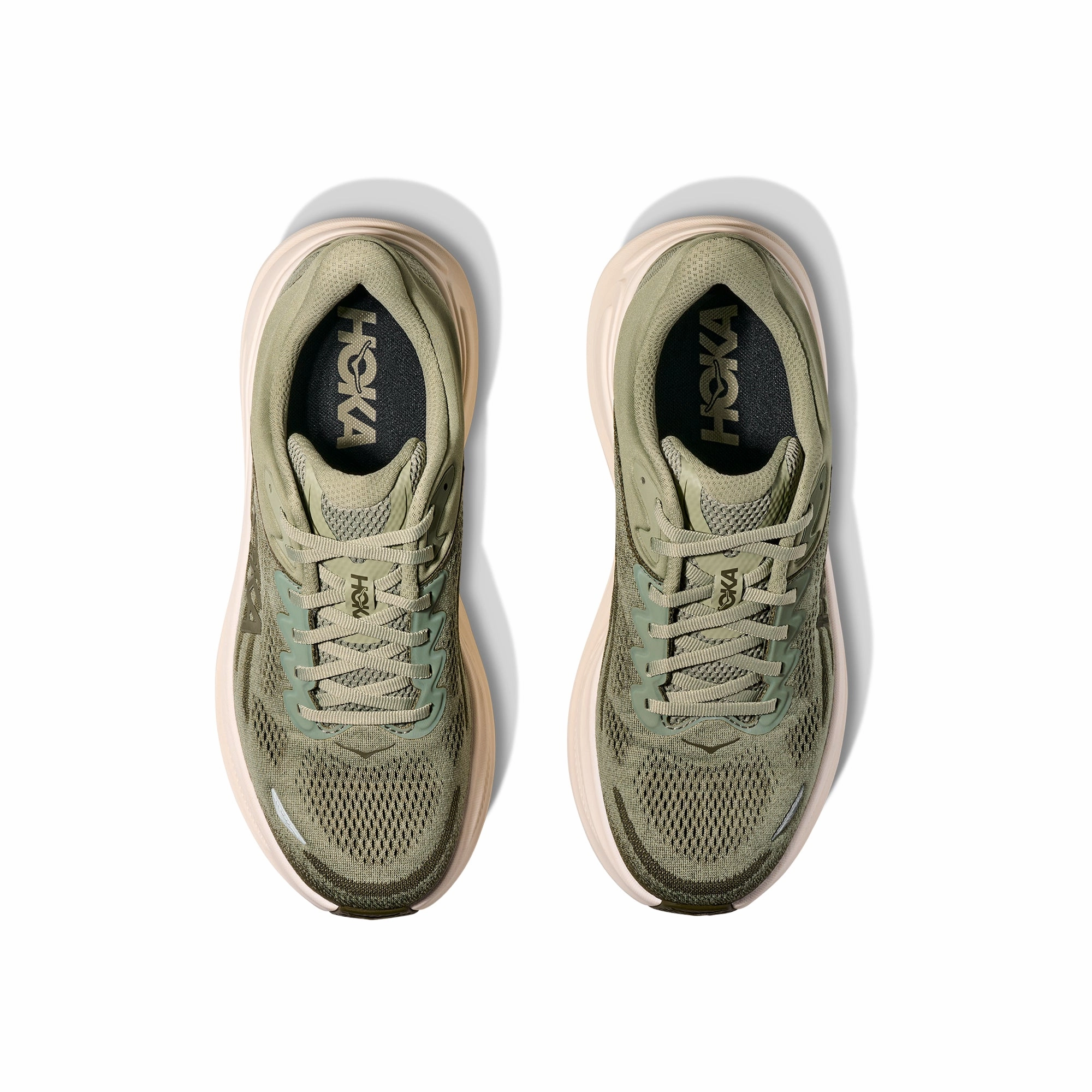 Hoka Mens Bondi 9 Shoes Everyday Form Thermal Regulating Liners