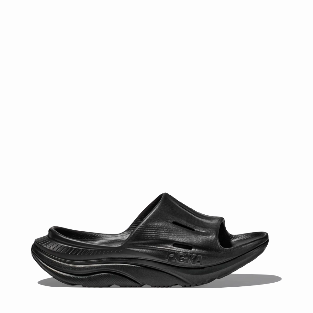 Open Toe Quick Outing Hoka Ora Recovery Slide 3 Sandal in Black