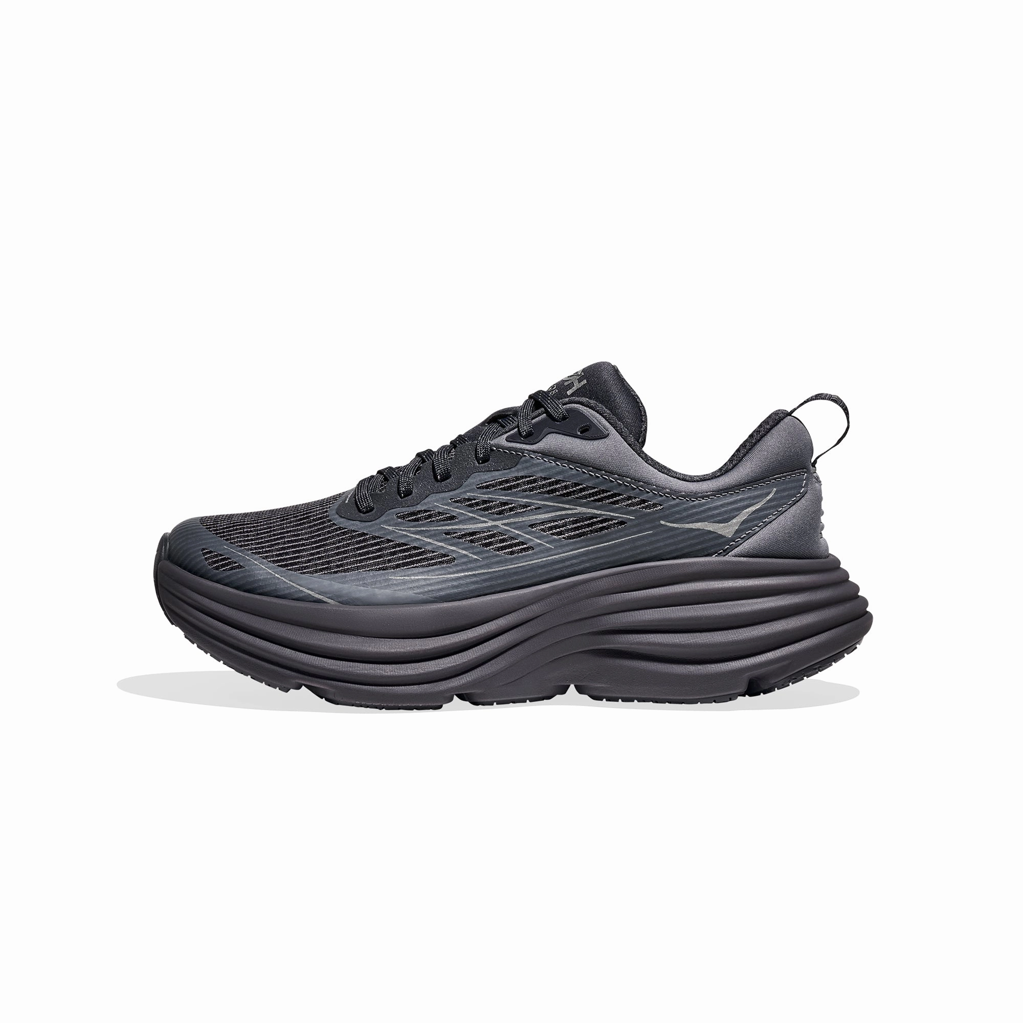 Hoka U Bondi 8 TS Caged Shoes Sock Like Collar SlipOn