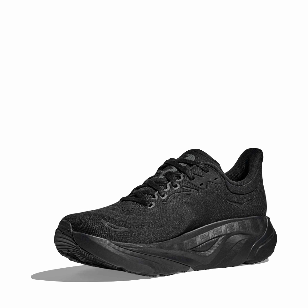 Machine washable Hoka Women's Arahi 8 Sneaker in Black/Black