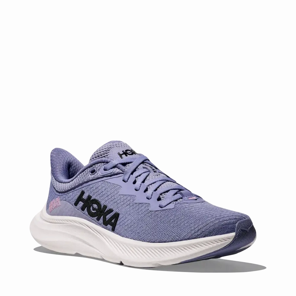 Relax Days Indoor style Hoka Women's Solimar Training Sneaker in Wild Indigo/White