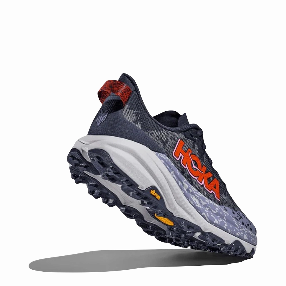 Hoka Women's Speedgoat 6 Sneaker in Nautical Dusk/Sea ice Flexible Support