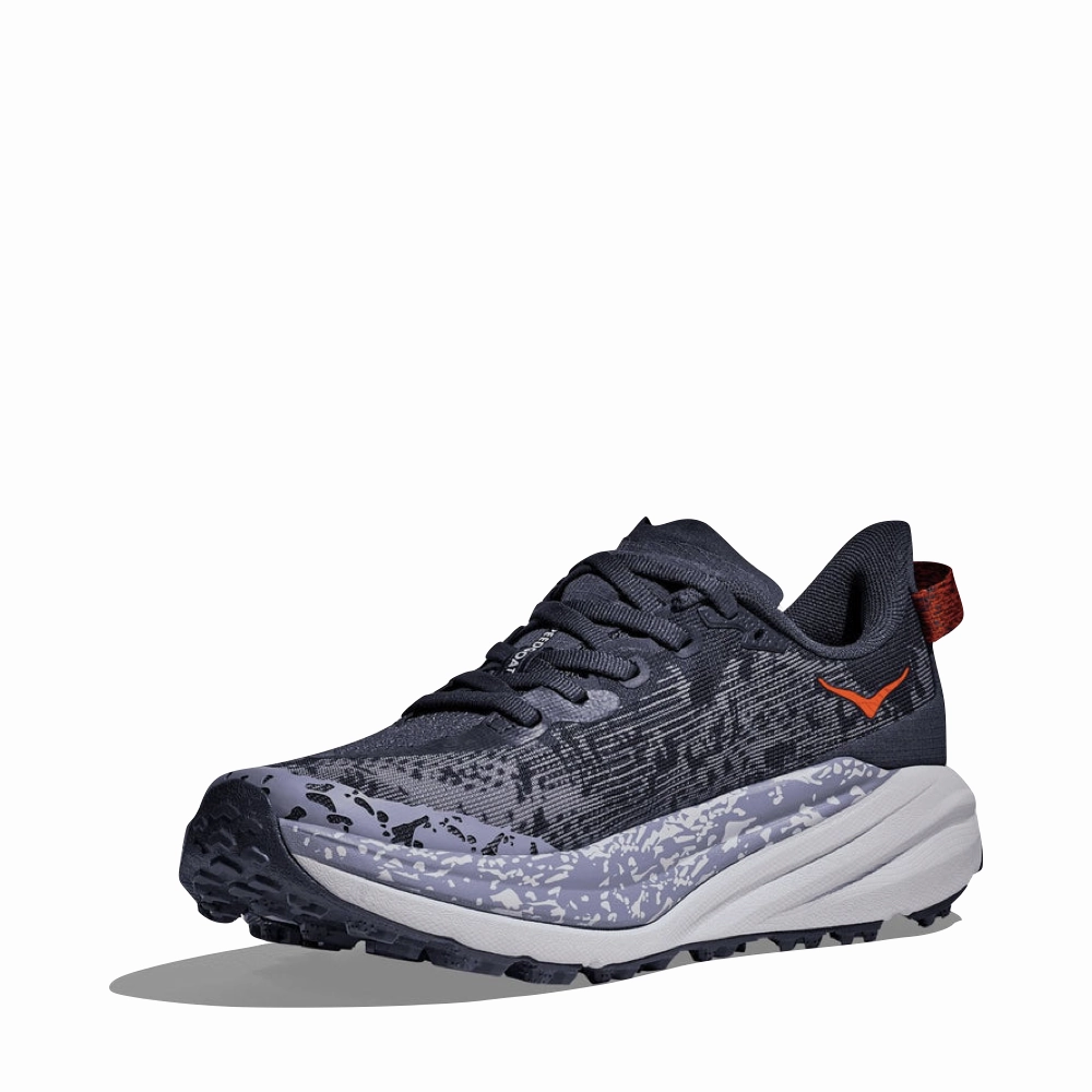 Stay Active Hoka Women's Speedgoat 6 Sneaker in Nautical Dusk/Sea ice