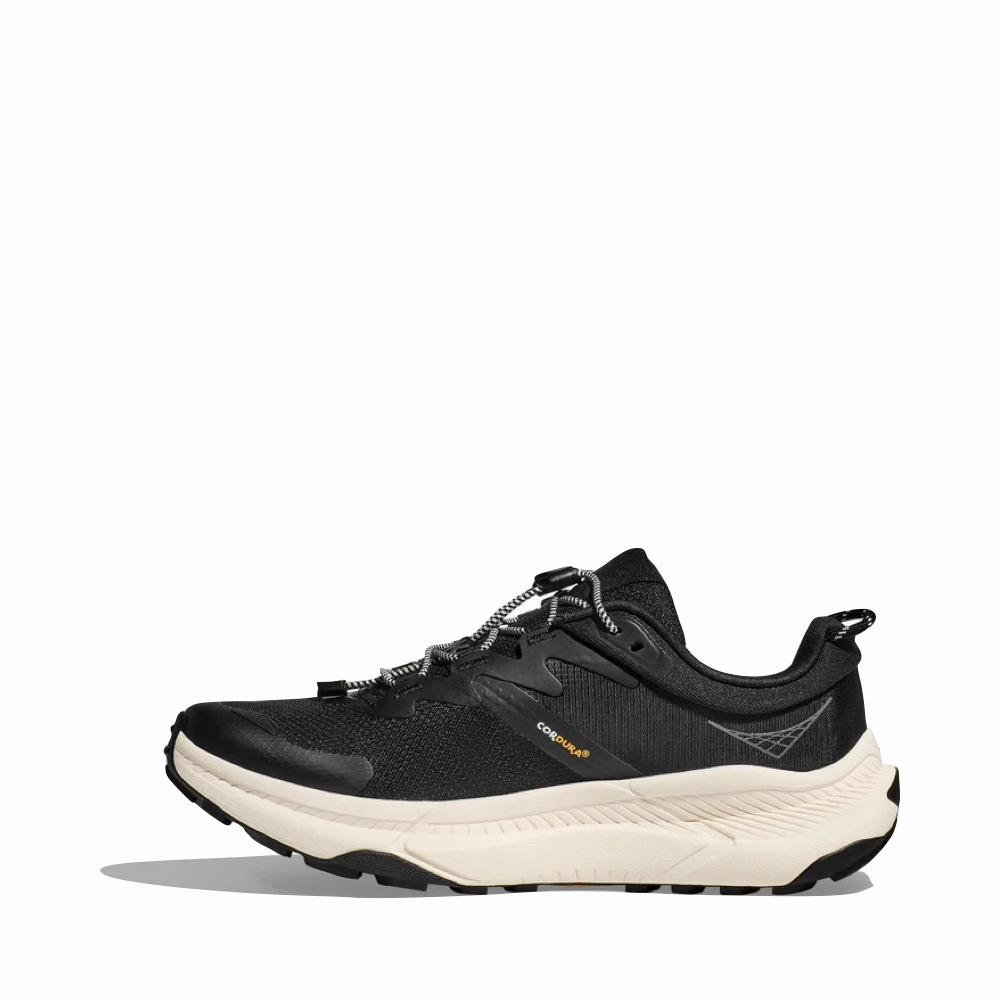 Mark Hike Hoka Women's Transport Sneaker in Black/Alabaster