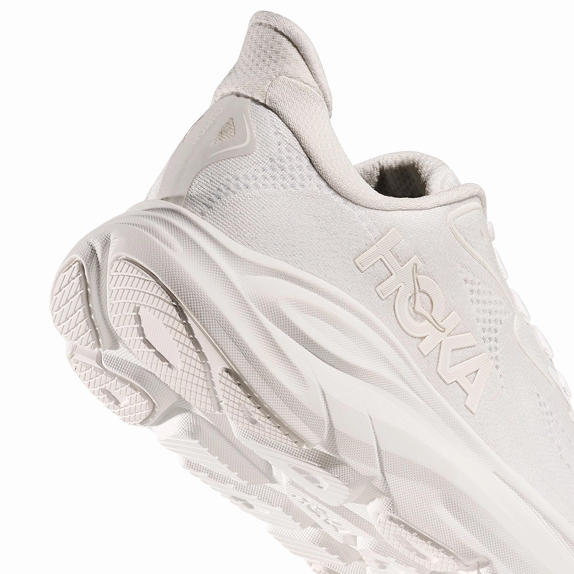 Perforated Tongue Rugged Terrain Hoka Womens Clifton 10 Shoes