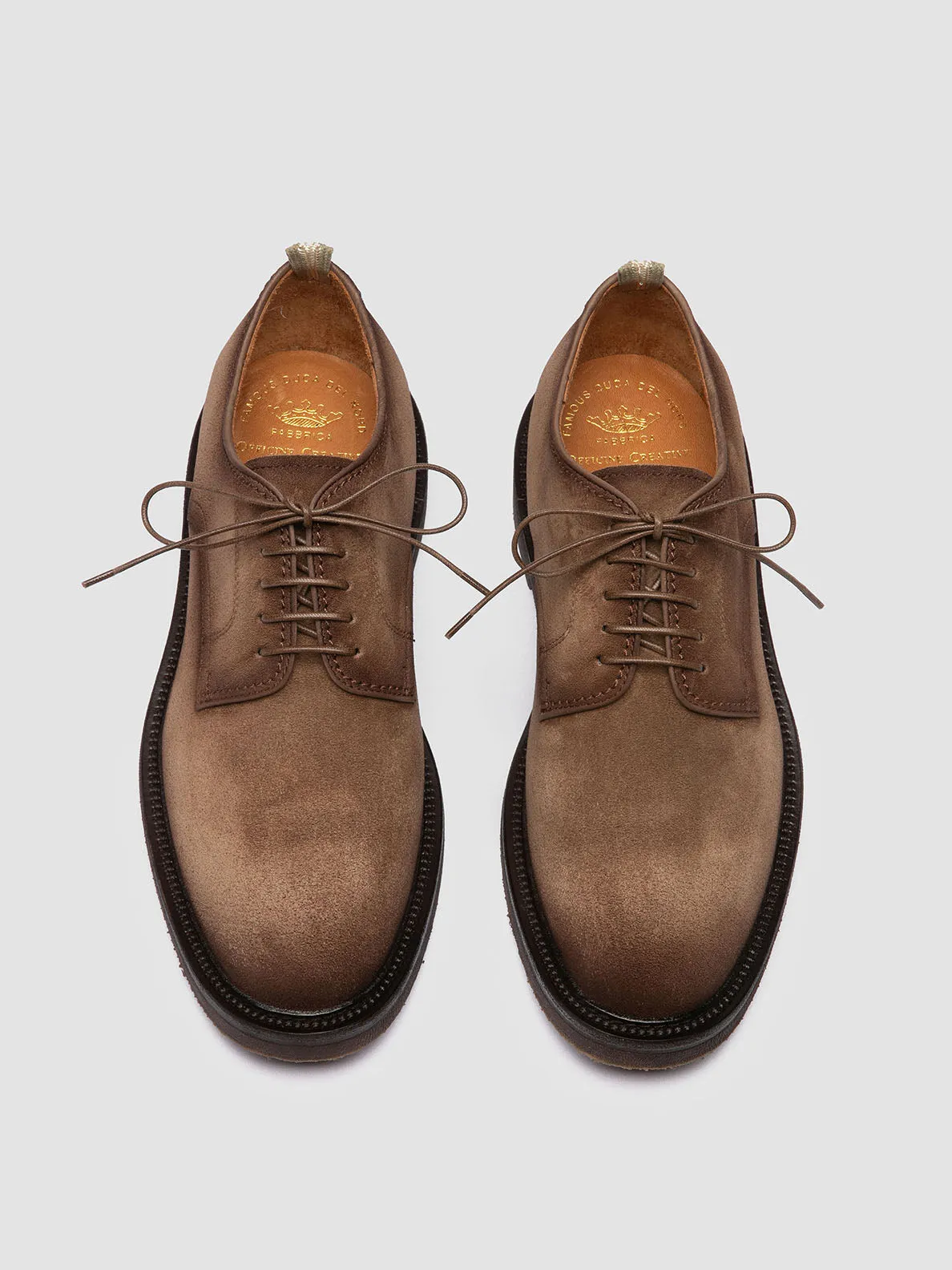 Eye Spot HOPKINS FLEXI 208 - Brown Suede Oxford Shoes