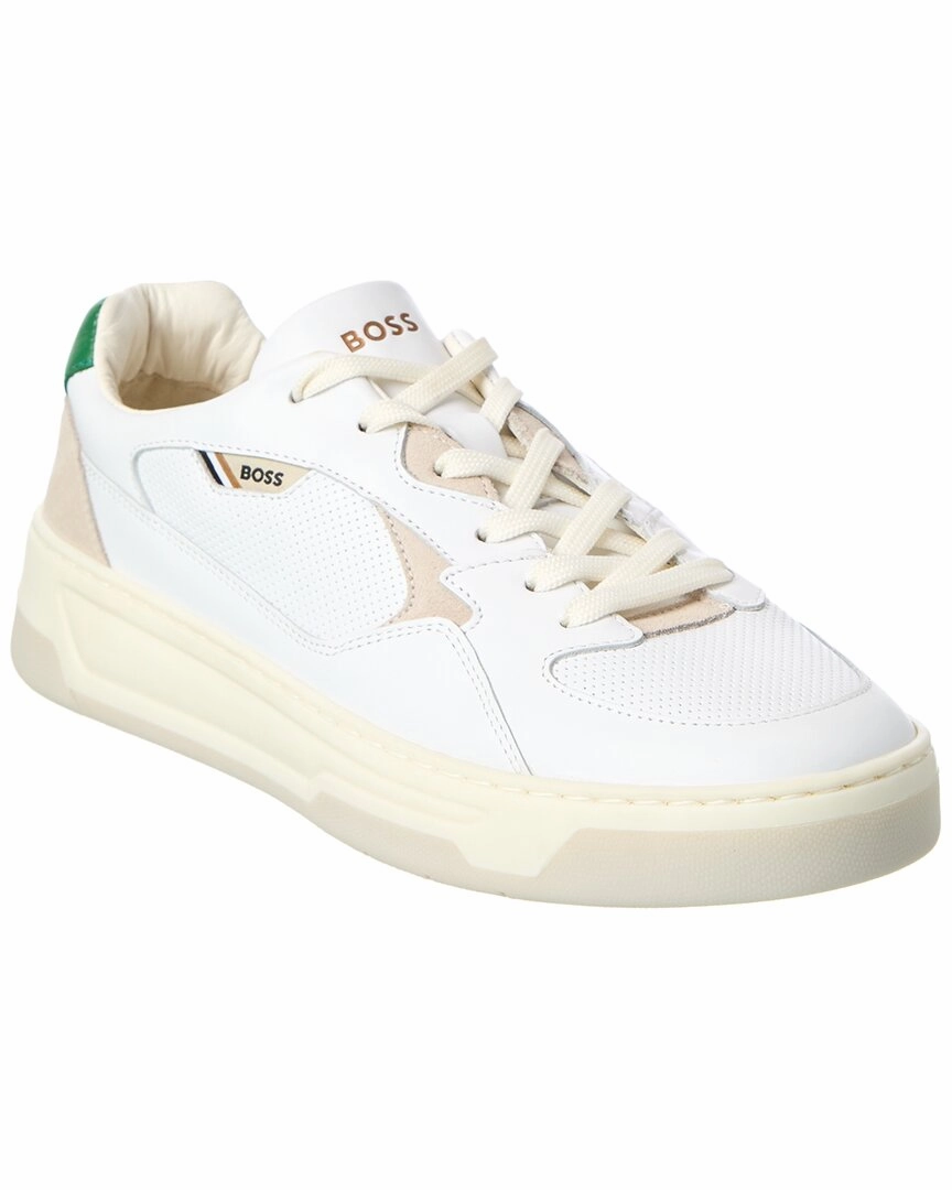 Zero Drop Running toe - support - system Hugo Boss Baltimore Leather Sneaker