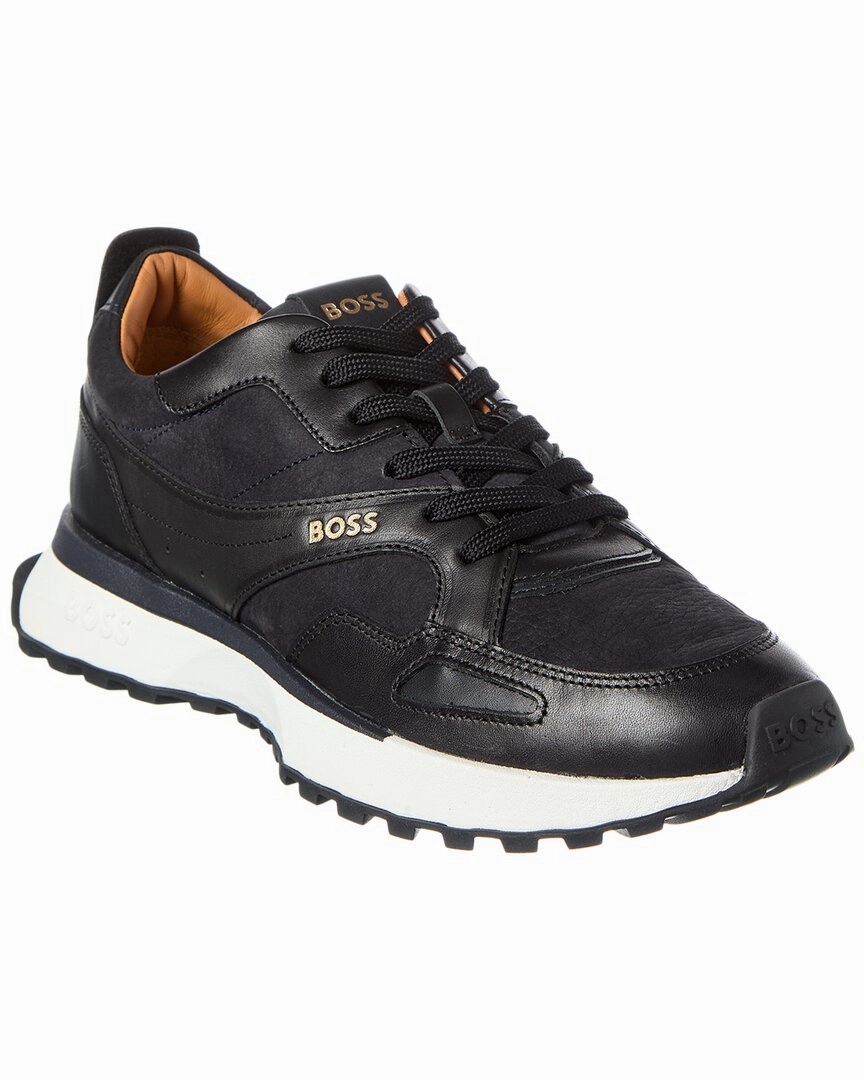Hugo Boss Jonah Leather Sneaker running for endurance shoes running shoes for men in their 60s