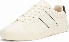 raised - heel shoes Hugo Boss Men's Aiden Tennis Sneaker, Cream