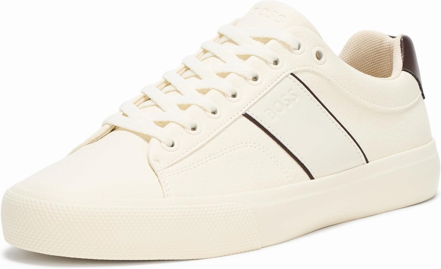 walkers' shoes Hugo Boss Men's Aiden Tennis Sneaker, Cream