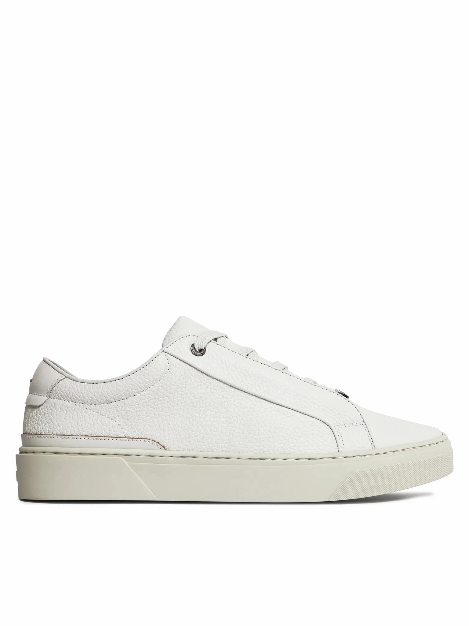 recycled - material shoes Hugo Boss Men Sneakers Gary White Leather Rubber Sole Tennis Lace Up New