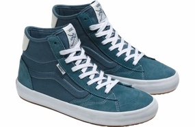 Vans - The Lizzie (Teal) Trendy Colors Moisture-wicking fabric