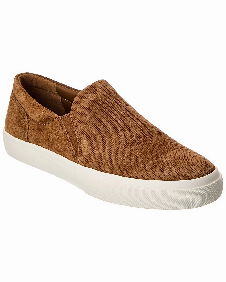 Vince Fletcher Suede Slip-On Sneaker Comfortable Responsive Midsole single - colored