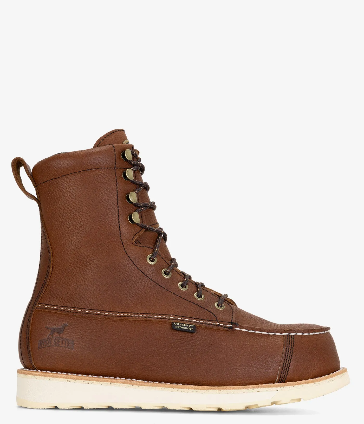 anti-odor Durable Shell Stylish Explorer Irish Setter 8" Wingshooter Safety Toe Waterproof Boot - Men