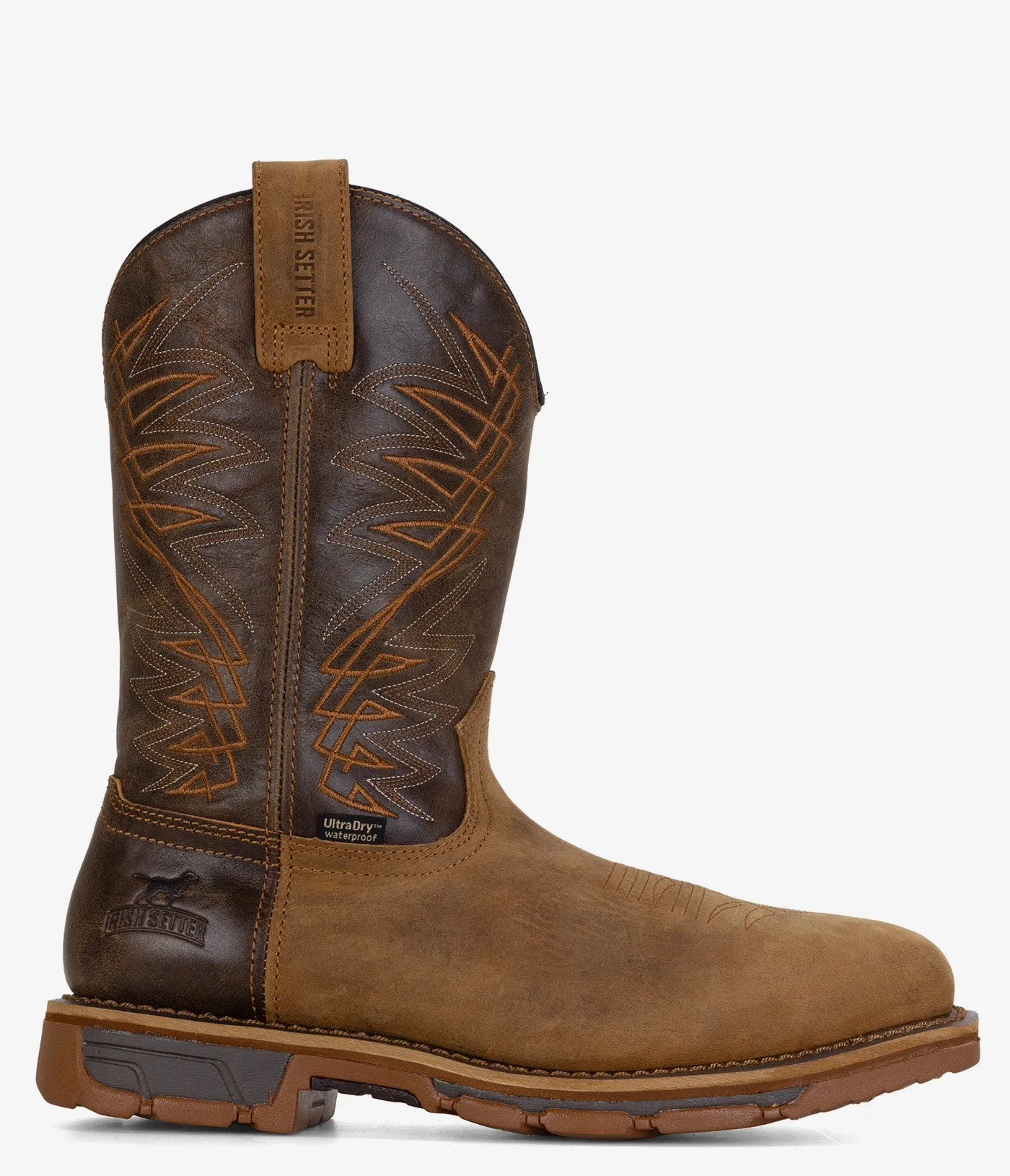 Irish Setter Marshall 11" Steel Toe Waterproof Pull-On Boot - Men Leather Lining