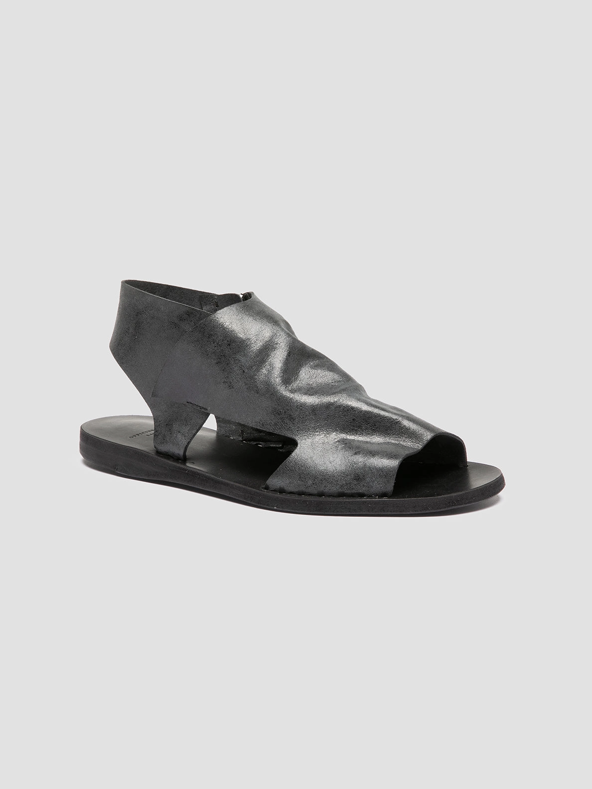 warm weather ITACA 033 - Black Leather Sandals