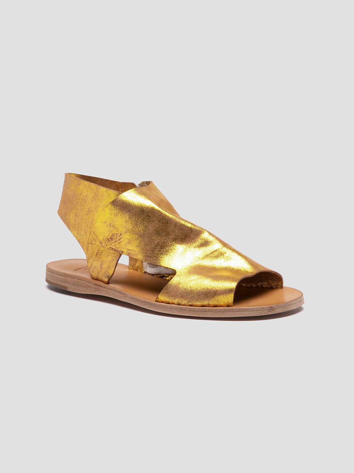 Quick Slip ITACA 033 - Gold Leather Sandals