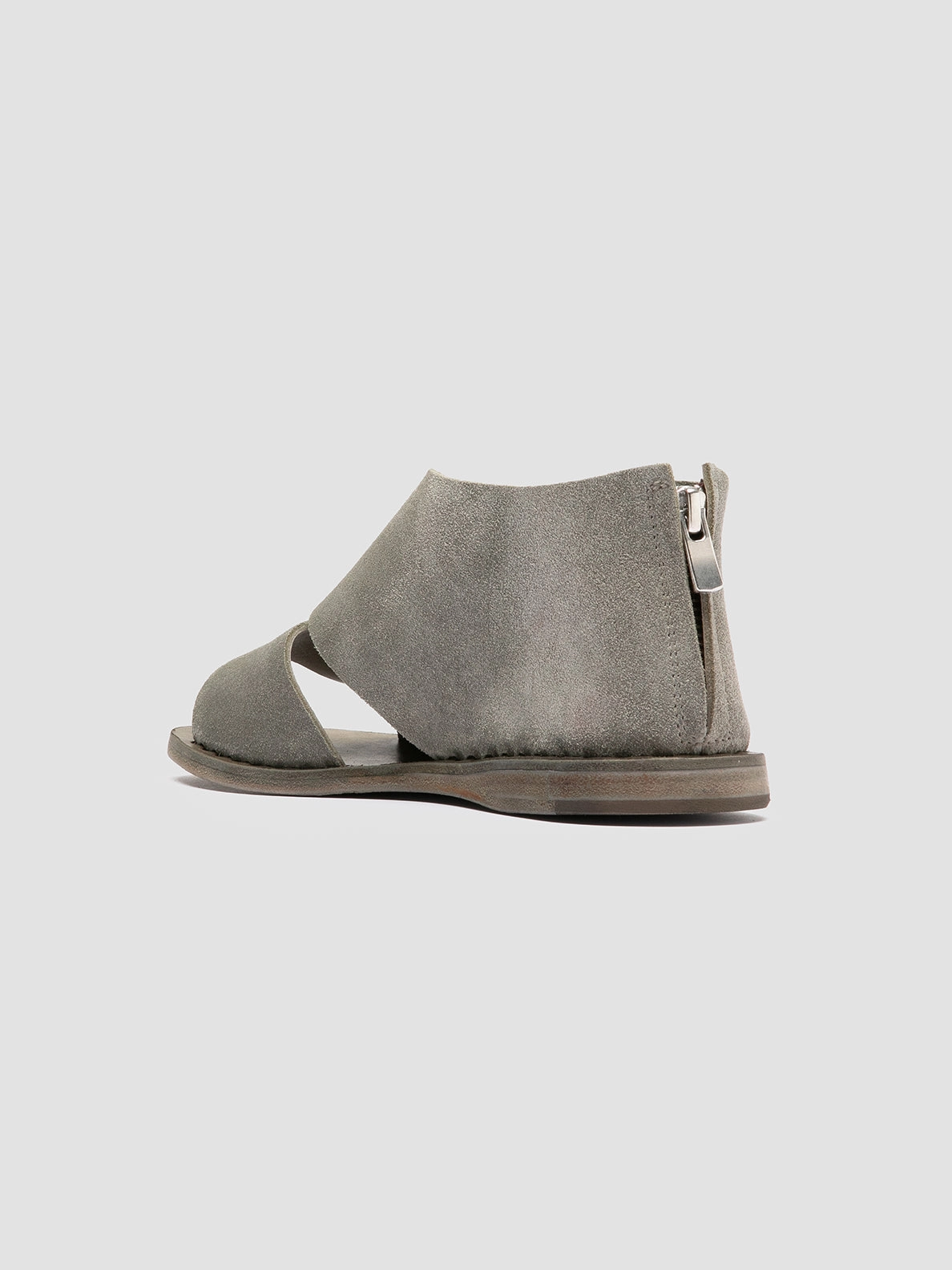 ITACA 046 - Green Suede Peep Toe Shoes Relaxing Sandals Versatile Comfort